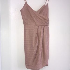 Urban Outfitters Silence + Noise Metallic Mesh Mini Dress Size XS
